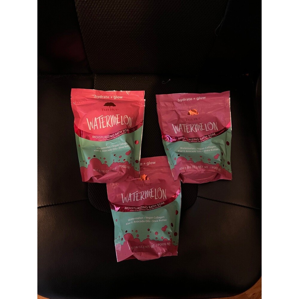 Tree Hut bath soak Watermelon three packs new